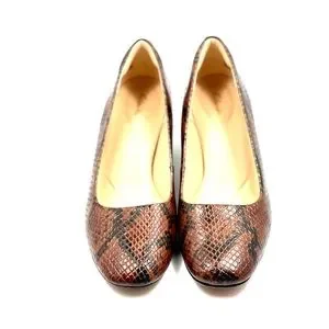 Clarks Shoes Womens Clarks Sheer Rose Reptile Print Heel